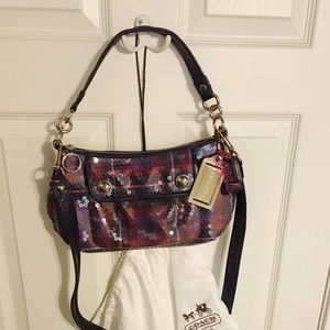 Sequin Coach Purse